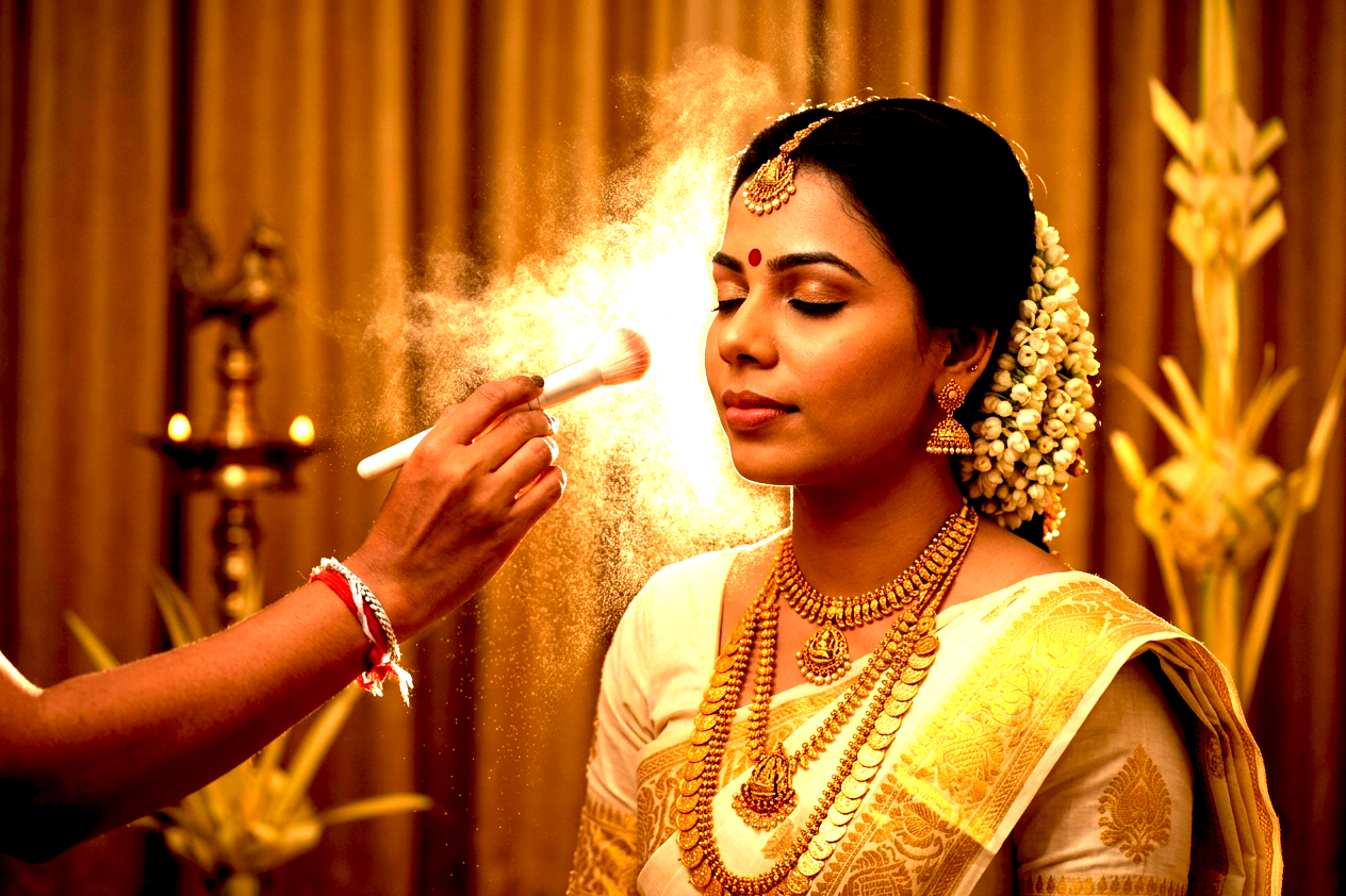 HD and Camera-Friendly Bridal Makeup in Trivandrum at Vedhas Refinery