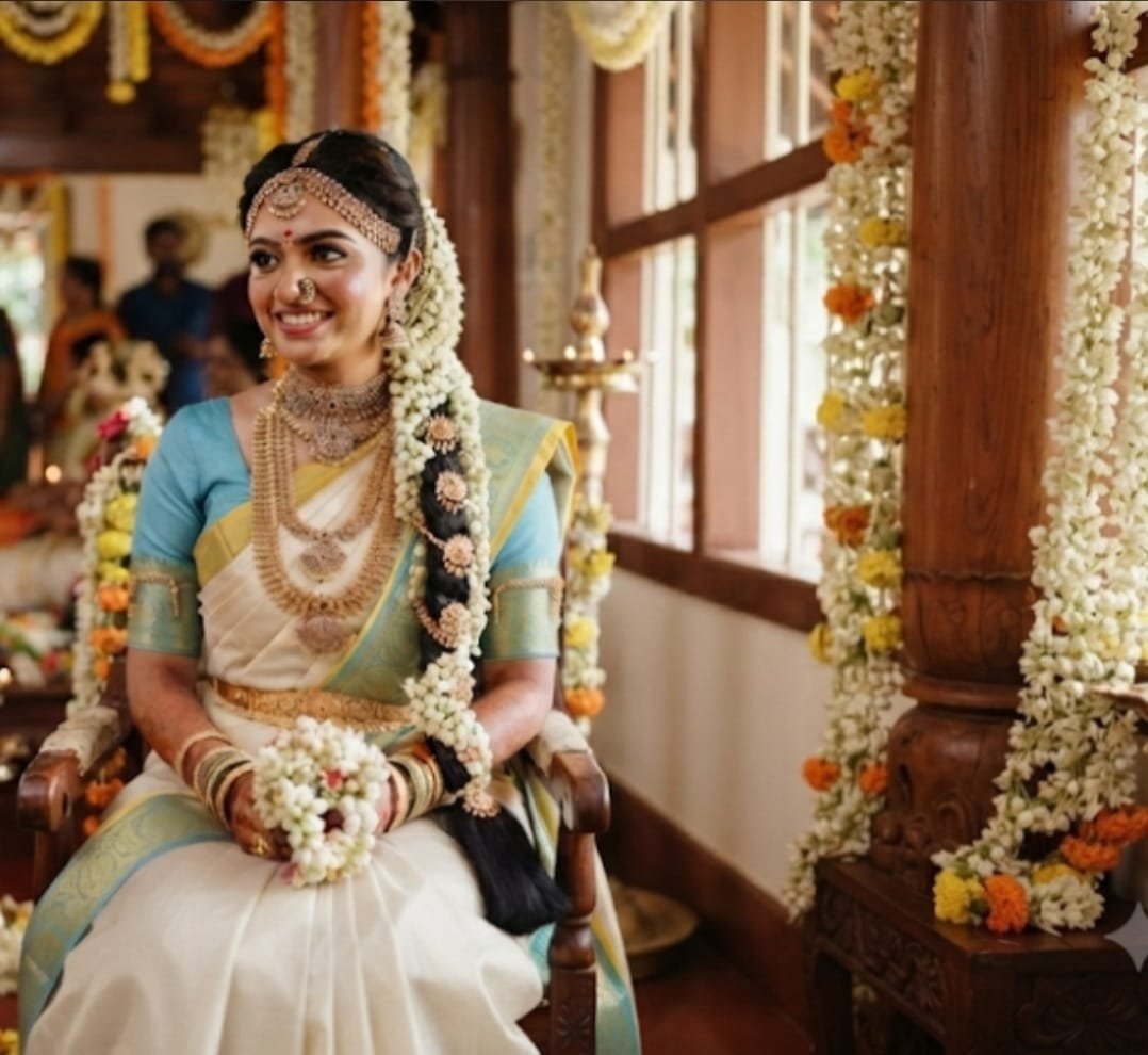 Professional Bridal Hair Styling in Trivandrum at Vedhas Refinery
